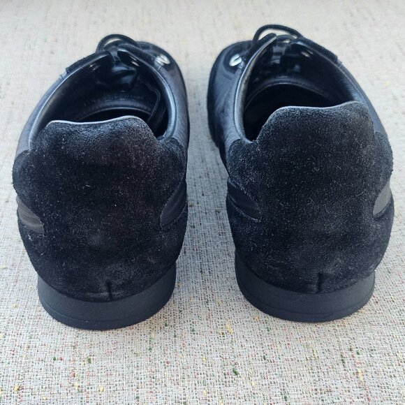 Louis Vuitton Men Sneaker Lace Up Shoes Black Suede/Fabric Upper Made in Italy 8 - Picture 9 of 12